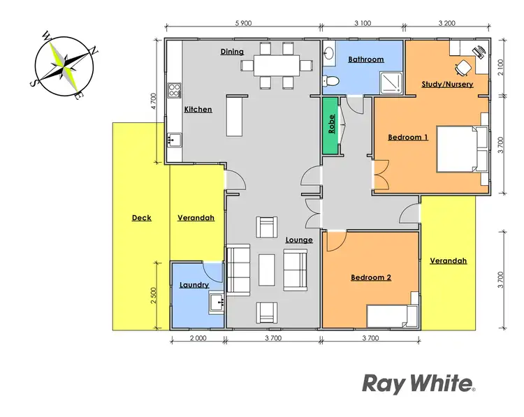 Floorplan of Homely house listing, 34 Flett Street, Taree NSW 2430