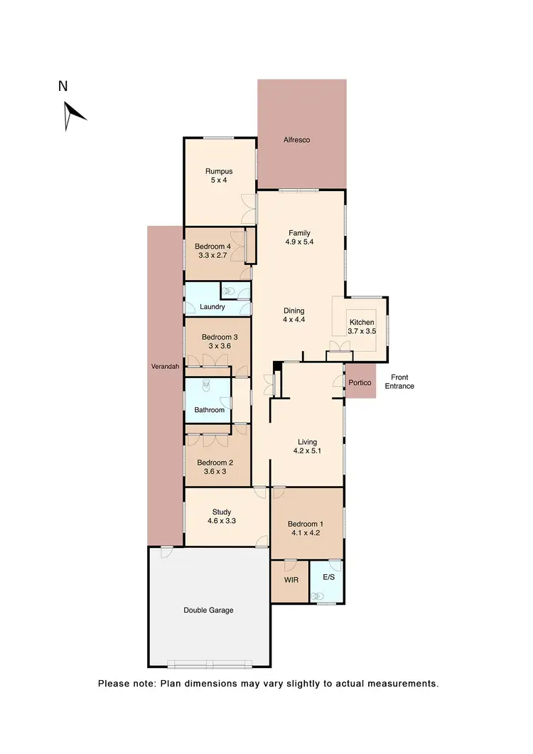 Floorplan of Homely house listing, 26 Boulevarde Drive, Alfredton VIC 3350