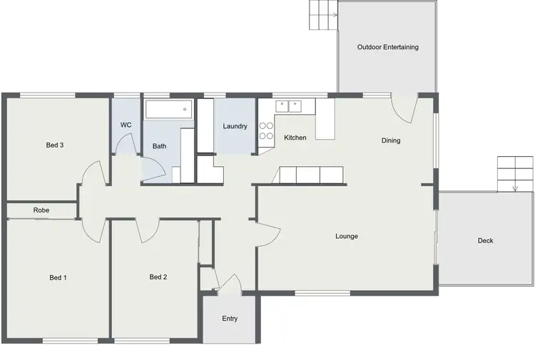 Floorplan of Homely house listing, 15 Sladen Place, Curtin ACT 2605