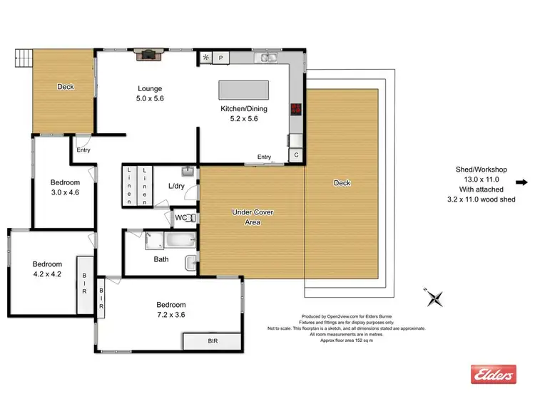 Floorplan of Homely house listing, 1033 Ridgley Highway, Ridgley TAS 7321