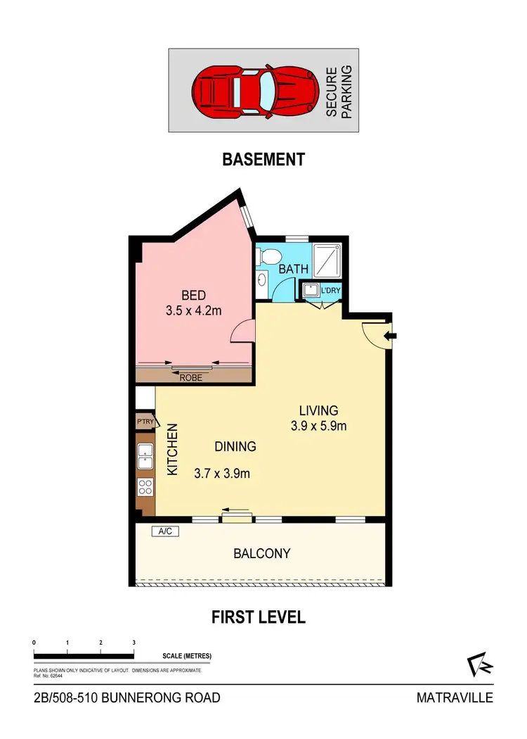 Floorplan of Homely apartment listing, 2B/508-510 BUNNERONG ROAD, Matraville NSW 2036