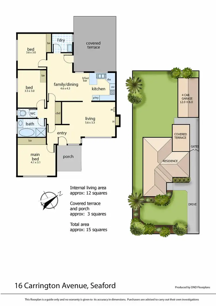 Floorplan of Homely house listing, 16 Carrington Ave, Seaford VIC 3198