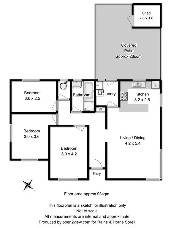 Floorplan of Homely house listing, 14 Erebus Street, Warrane TAS 7018