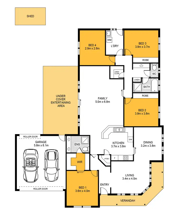 Floorplan of Homely house listing, 19 Clark Terrace, Port Elliot SA 5212