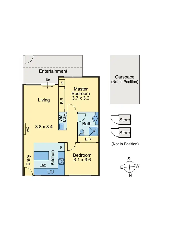Floorplan of Homely apartment listing, 4/80 Hopetoun Avenue, Brunswick West VIC 3055