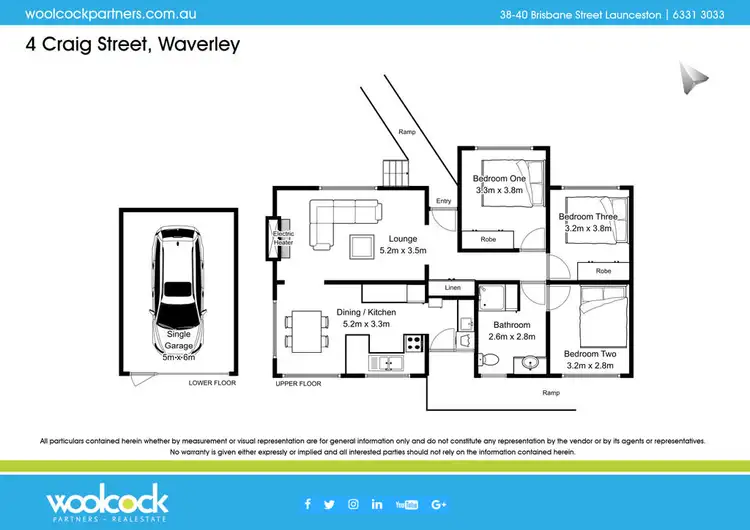 Floorplan of Homely house listing, 4 Craig Street, Waverley TAS 7250