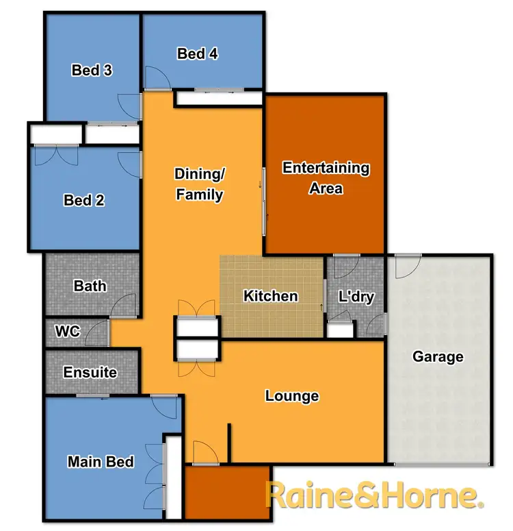 Floorplan of Homely house listing, 15A Dunheved Circle, Dubbo NSW 2830