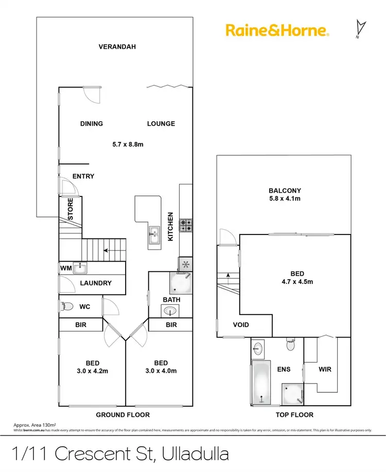 Floorplan of Homely townhouse listing, 1/11 Crescent Street, Ulladulla NSW 2539