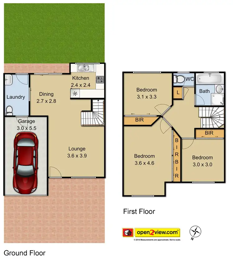 Floorplan of Homely townhouse listing, 35/78 Methven Street, Mount Druitt NSW 2770