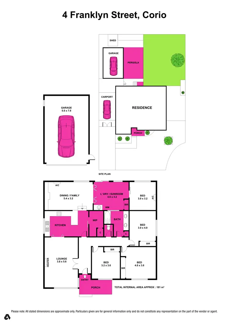 Floorplan of Homely house listing, 4 Franklyn St, Corio VIC 3214