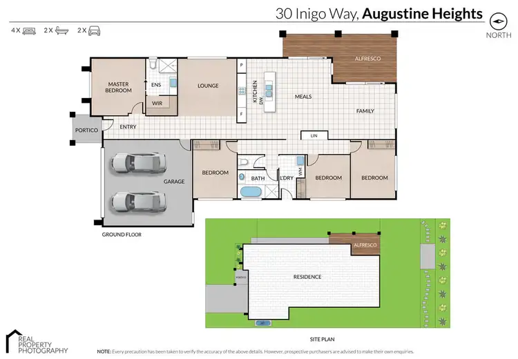 Floorplan of Homely house listing, 30 Inigo Way, Augustine Heights QLD 4300
