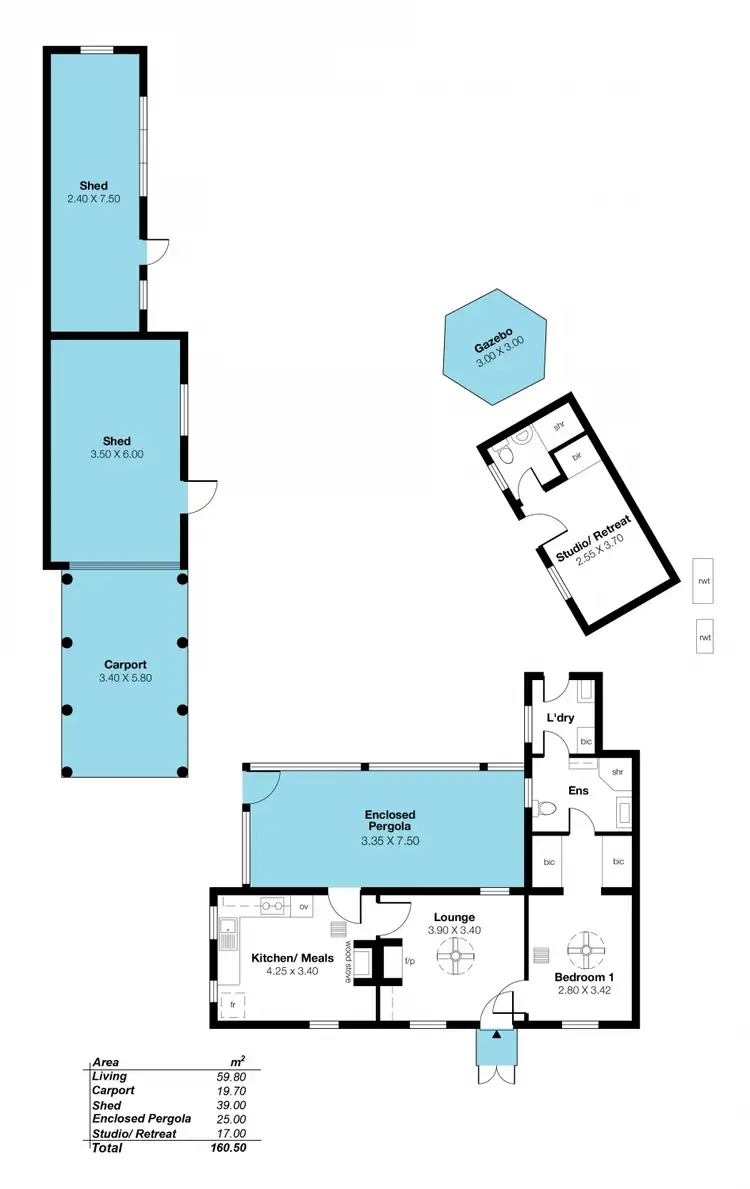 Floorplan of Homely house listing, 12 Malpas Street, Old Noarlunga SA 5168