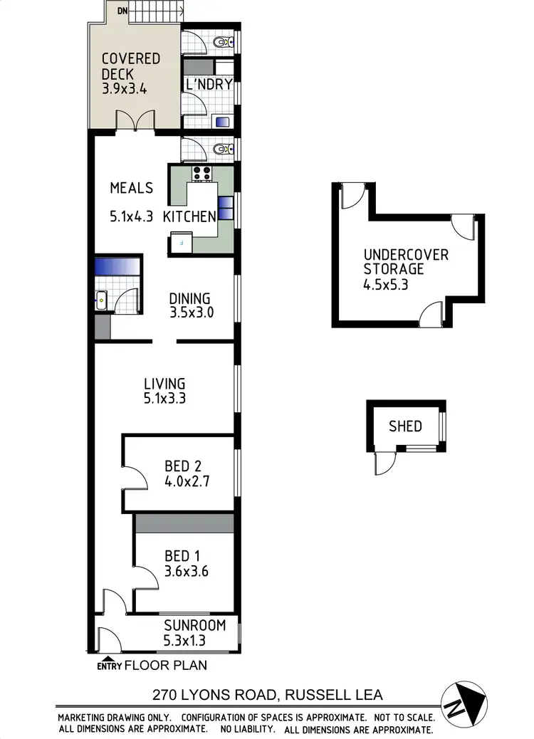 Floorplan of Homely house listing, 270 Lyons Road, Russell Lea NSW 2046