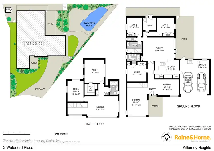 Floorplan of Homely house listing, 2 Waterford Place, Killarney Heights NSW 2087
