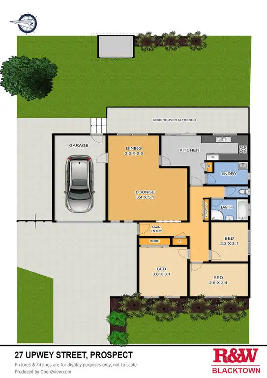 Floorplan of Homely house listing, 27 Upwey Street, Prospect NSW 2148