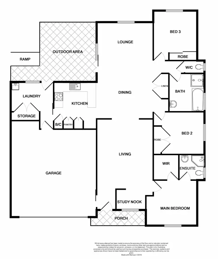 Floorplan of Homely house listing, 9 Morinda Avenue, Largs NSW 2320