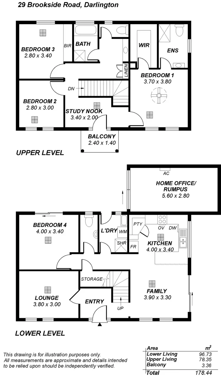 Floorplan of Homely house listing, 29 Brookside Road, Darlington SA 5047