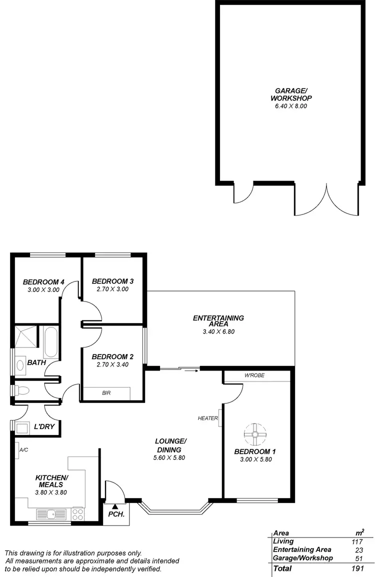 Floorplan of Homely house listing, 12 Kurandah Street, O'sullivan Beach SA 5166