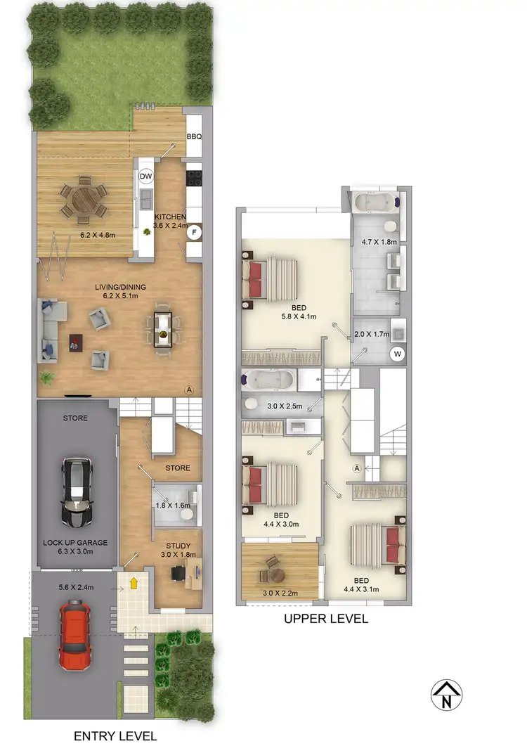 Floorplan of Homely townhouse listing, 10 Gubbuteh Road, Little Bay NSW 2036