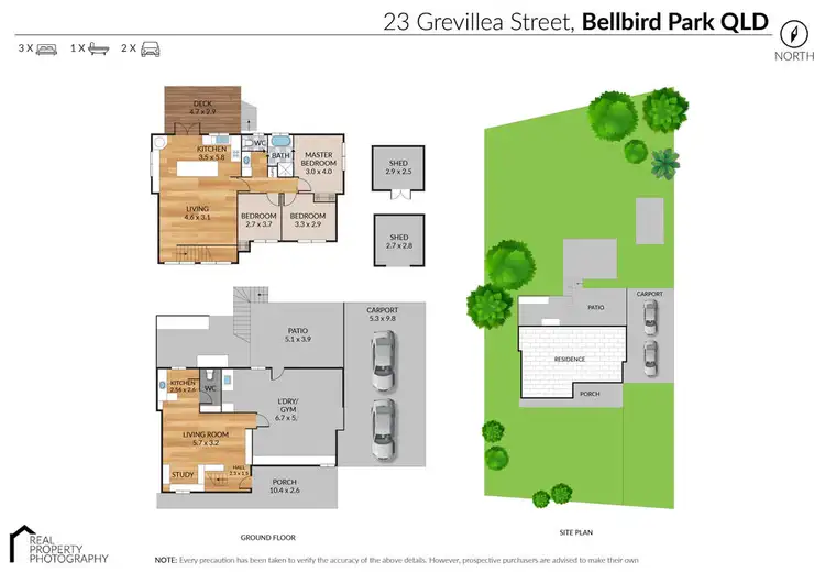 Floorplan of Homely house listing, 23 Grevillea Street, Bellbird Park QLD 4300