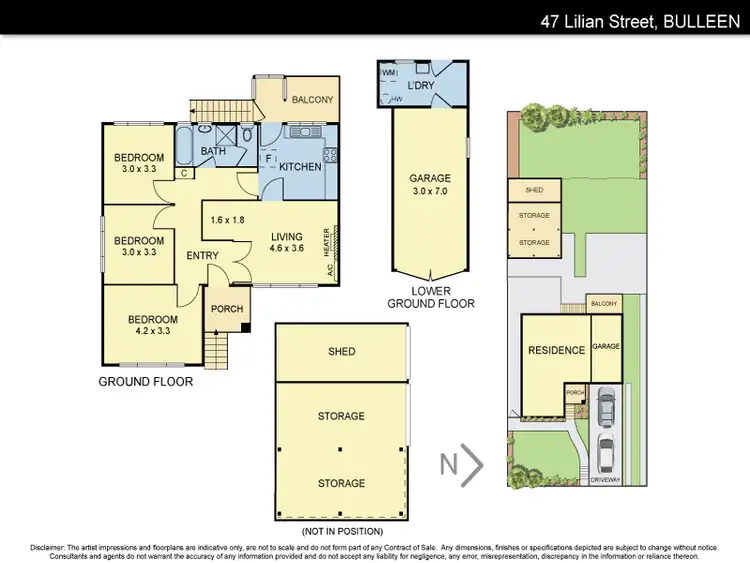 Floorplan of Homely house listing, 47 Lilian Street, Bulleen VIC 3105