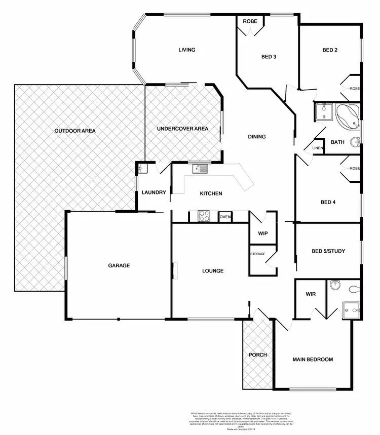 Floorplan of Homely house listing, 5 Schanck Dr, Metford NSW 2323