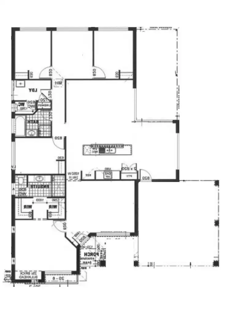 Floorplan of Homely house listing, 61 Elmridge Parkway, Ellenbrook WA 6069