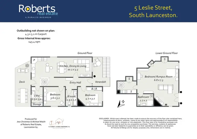 Floorplan of Homely house listing, 5 Leslie Street, South Launceston TAS 7249