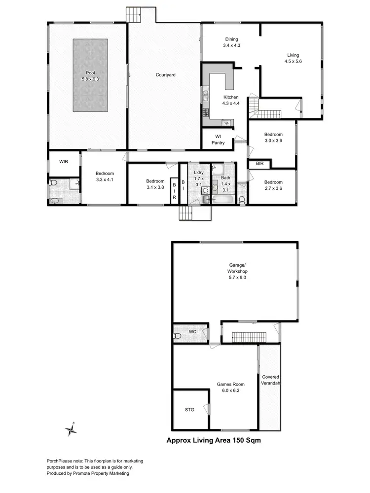 Floorplan of Homely house listing, 6 Third Avenue, Midway Point TAS 7171