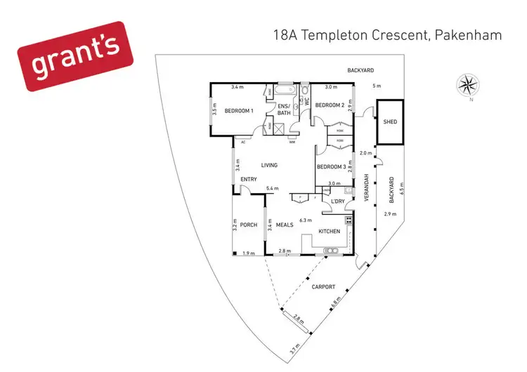 Floorplan of Homely house listing, 18A Templeton Crescent, Pakenham VIC 3810