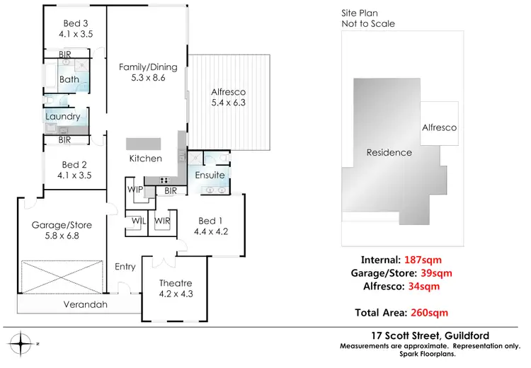 Floorplan of Homely house listing, 17 Scott Street, Guildford WA 6055