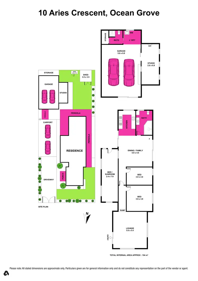 Floorplan of Homely house listing, 10 Aries Cresent, Ocean Grove VIC 3226
