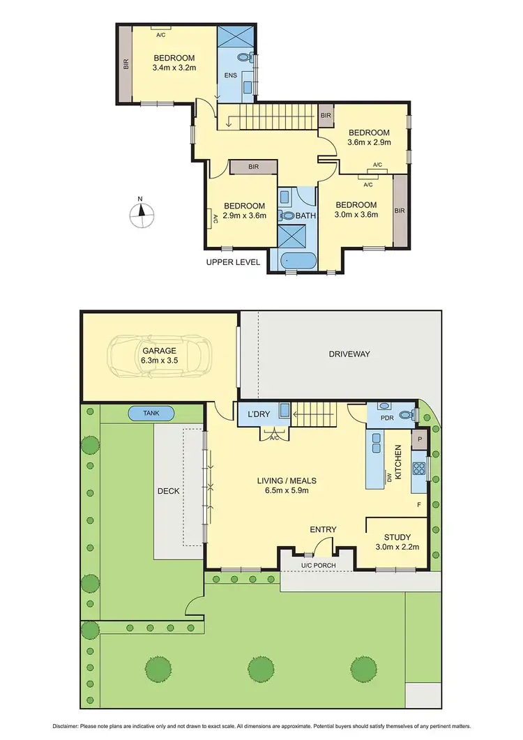 Floorplan of Homely townhouse listing, 1/178 Blackshaws Road, South Kingsville VIC 3015