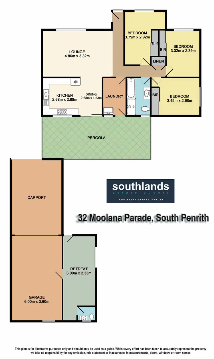 Floorplan of Homely house listing, 32 Moolana Parade, South Penrith NSW 2750
