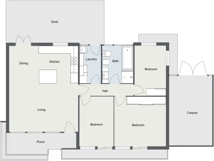 Floorplan of Homely house listing, 8 Eppalock Street, Duffy ACT 2611