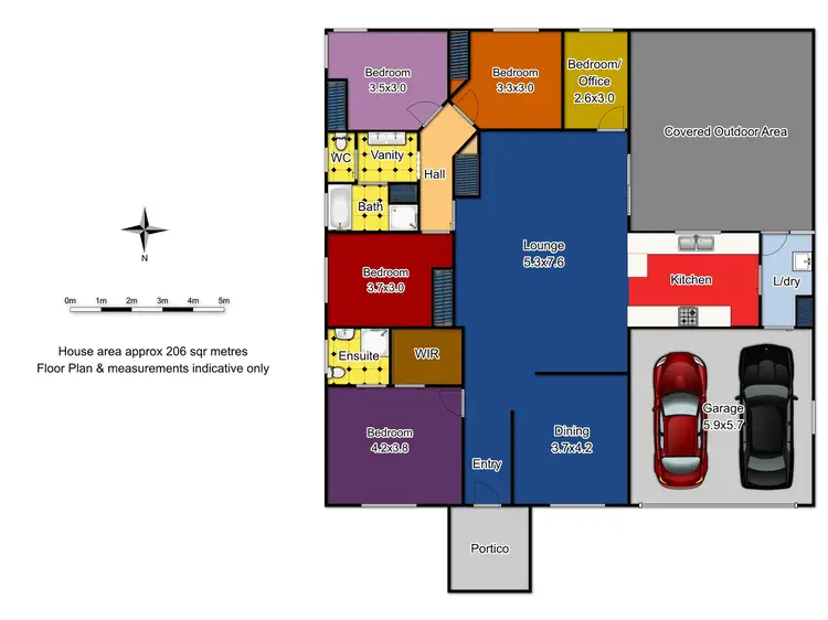 Floorplan of Homely house listing, 6 Ruby Street, Orange NSW 2800