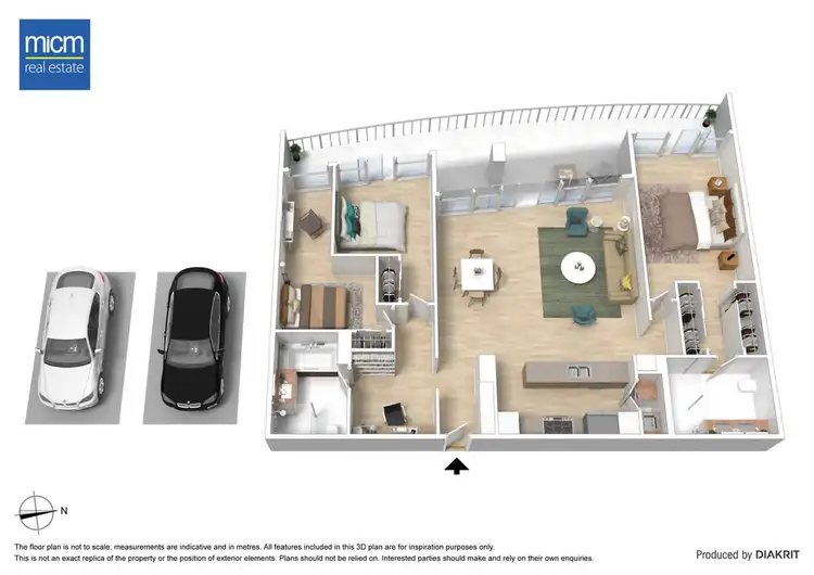Floorplan of Homely apartment listing, 3602/100 Harbour Esplanade, Docklands VIC 3008