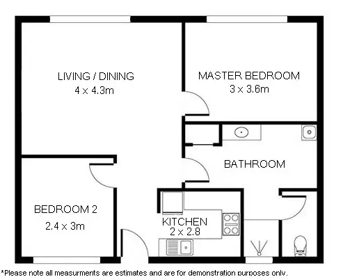Floorplan of Homely apartment listing, 3/108 Broome Street, Cottesloe WA 6011