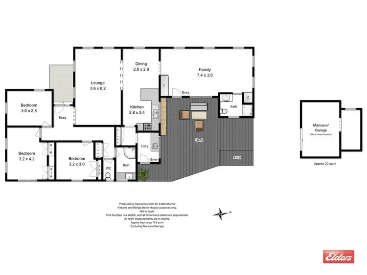 Floorplan of Homely house listing, 37 Walker Street, Wynyard TAS 7325