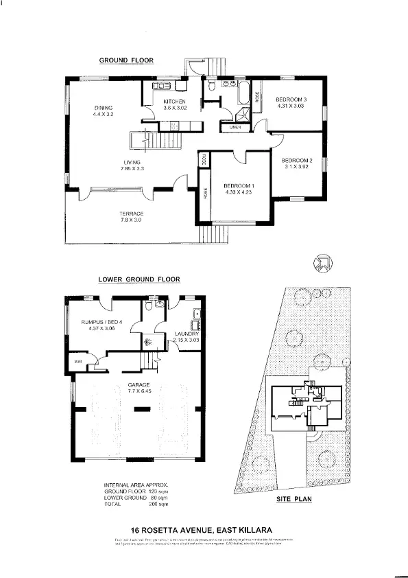 Floorplan of Homely house listing, 16 Rosetta Avenue, East Killara NSW 2071