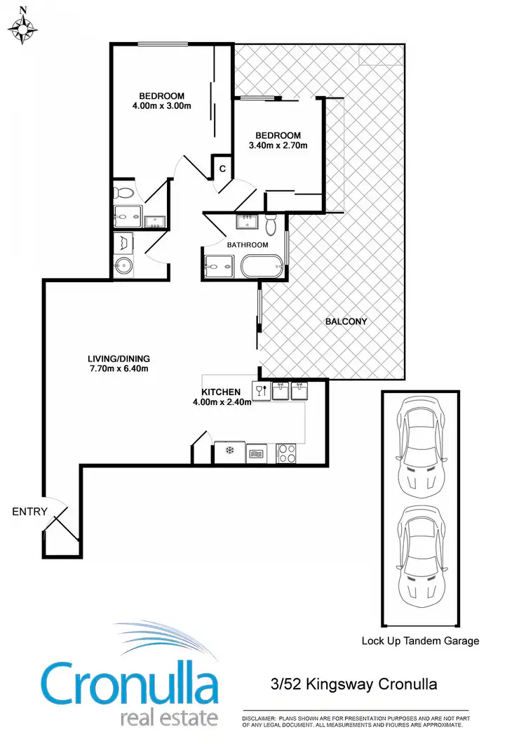 Floorplan of Homely apartment listing, 3/52 Kingsway, Cronulla NSW 2230