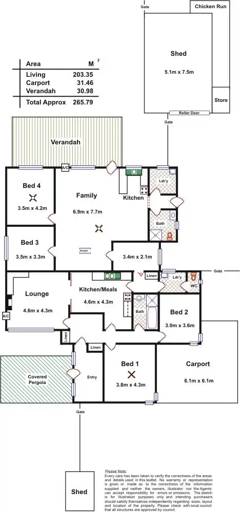 Floorplan of Homely house listing, 73 Reid Avenue, Hectorville SA 5073