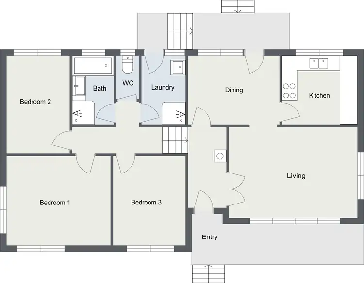 Floorplan of Homely house listing, 38 Allan Street, Curtin ACT 2605