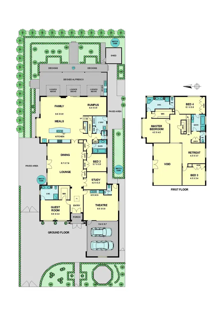 Floorplan of Homely house listing, 108 Hedderwick Street, Essendon VIC 3040
