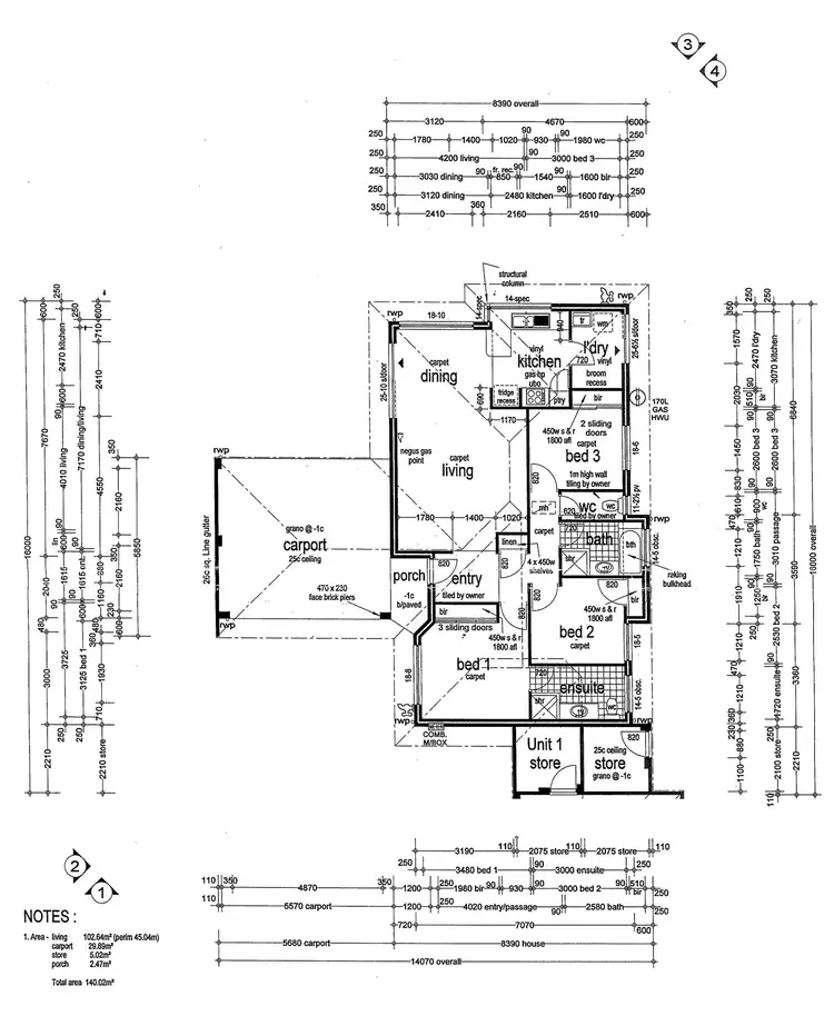 Floorplan of Homely semi-detached listing, 221B Huntriss Road, Doubleview WA 6018