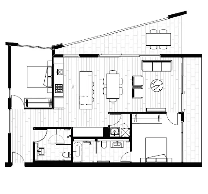 Floorplan of Homely apartment listing, 310/2 Galaup street, Little Bay NSW 2036