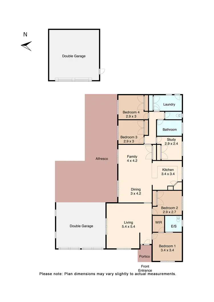 Floorplan of Homely house listing, 192 Ballarat Road, Creswick VIC 3363