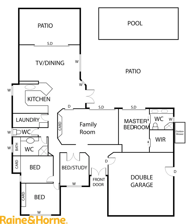 Floorplan of Homely house listing, 5 SUNBIRD CLOSE, Port Douglas QLD 4877