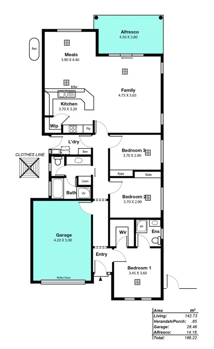 Floorplan of Homely house listing, 21 Sandy Lane, Hackham SA 5163