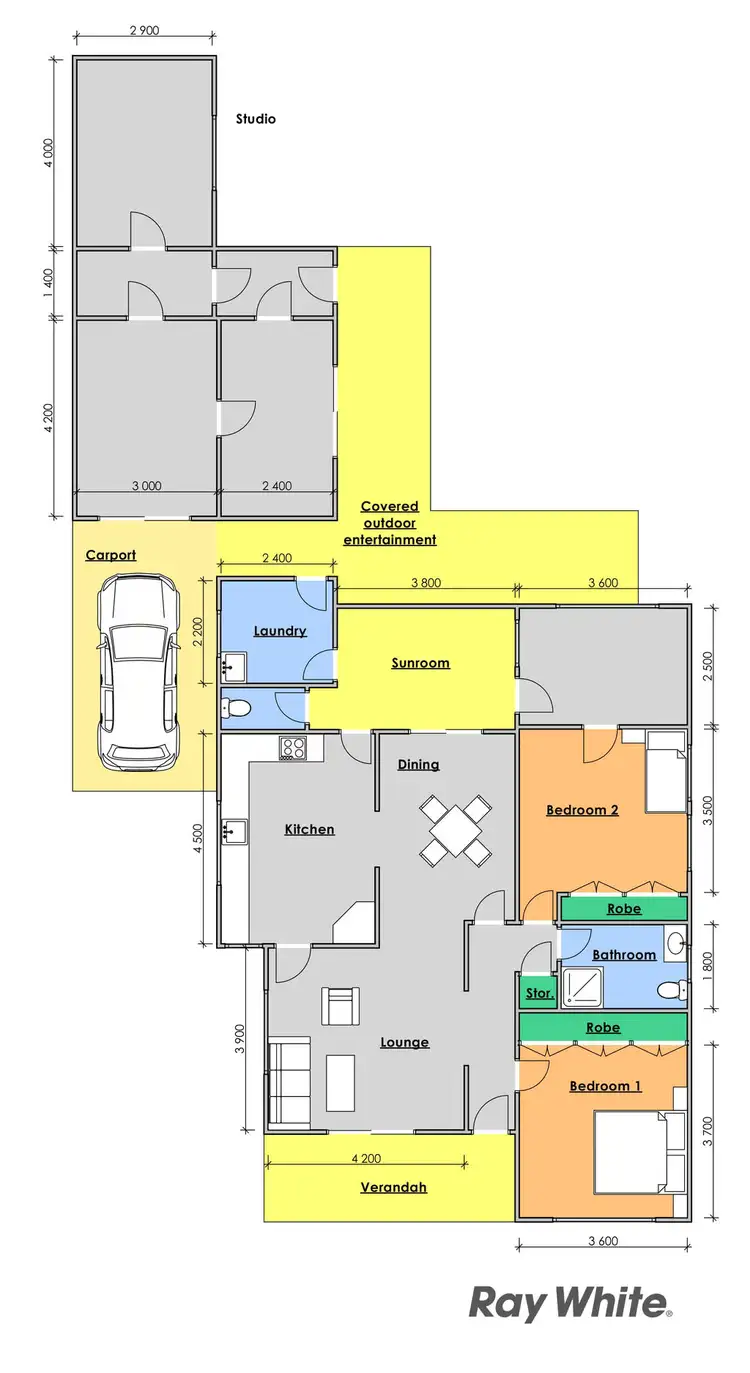 Floorplan of Homely house listing, 44 Pulteney Street, Taree NSW 2430